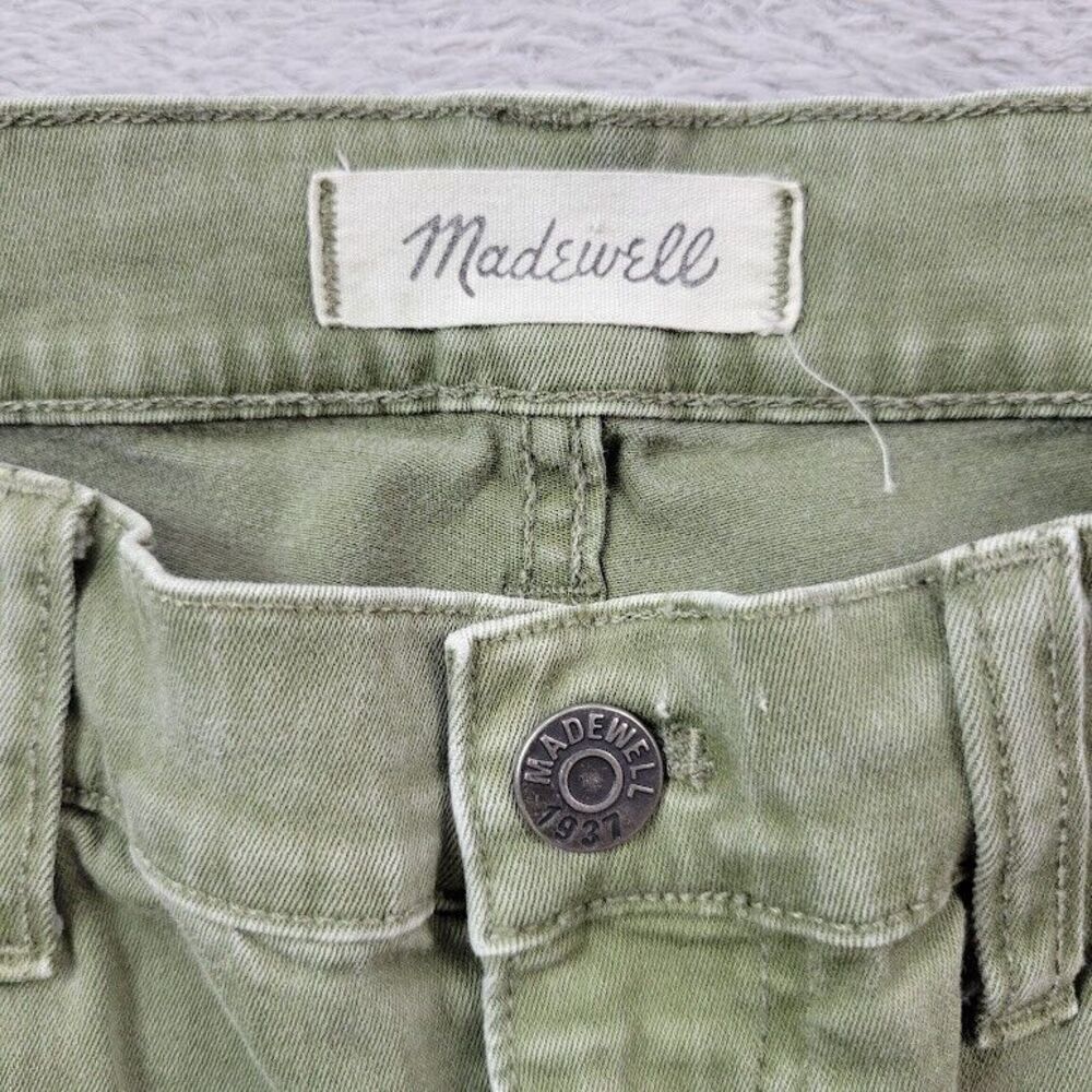 Madewell Women's Skinny Jeans in Olive Green - Picture 9 of 12